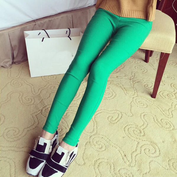 High Elastic Woven Casual Legging